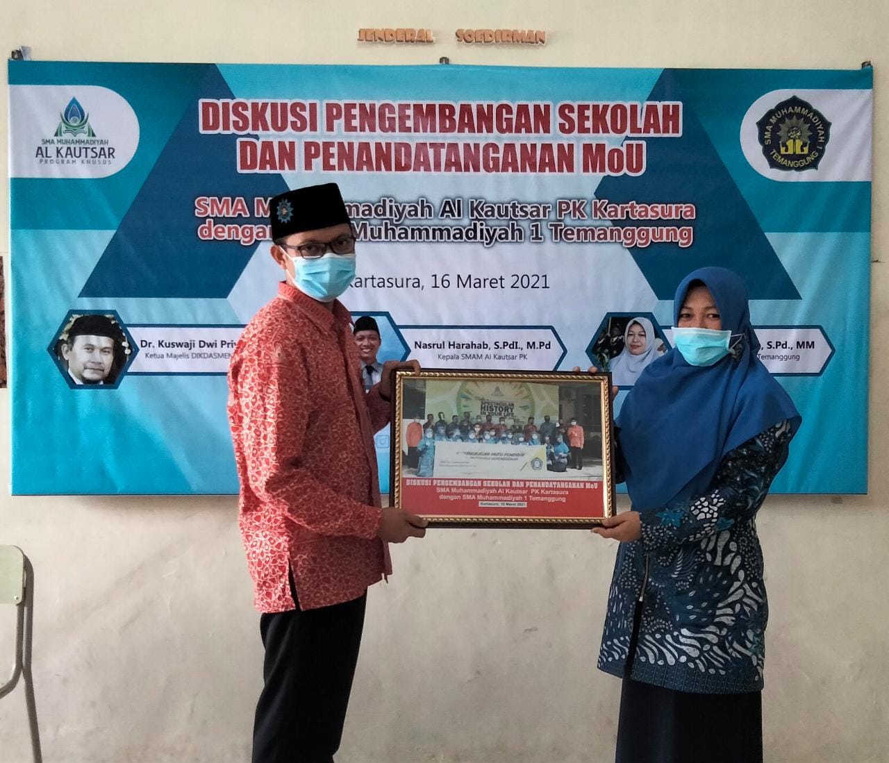 SMA Muhammadiyah 1 Temanggung Kunjungi SMA Muhammadiyah Al Kautsar PK Kartasura