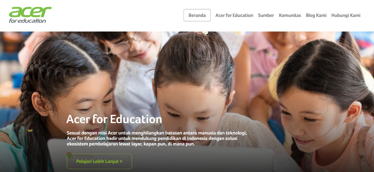 Acer for Education, Dukung Transformasi Digital Pendidikan di Indonesia