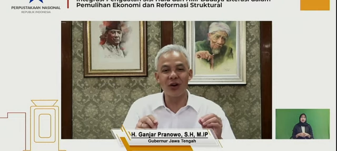 Dongkrak Literasi Masyarakat Jateng, Ini Strategi yang Dilakukan Gubernur Ganjar