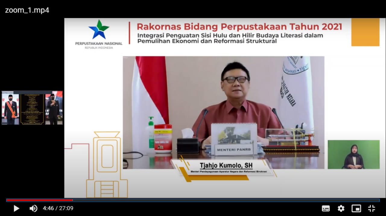 Tjahjo Kumolo: ASN Bisa Menjadi Agen Literasi