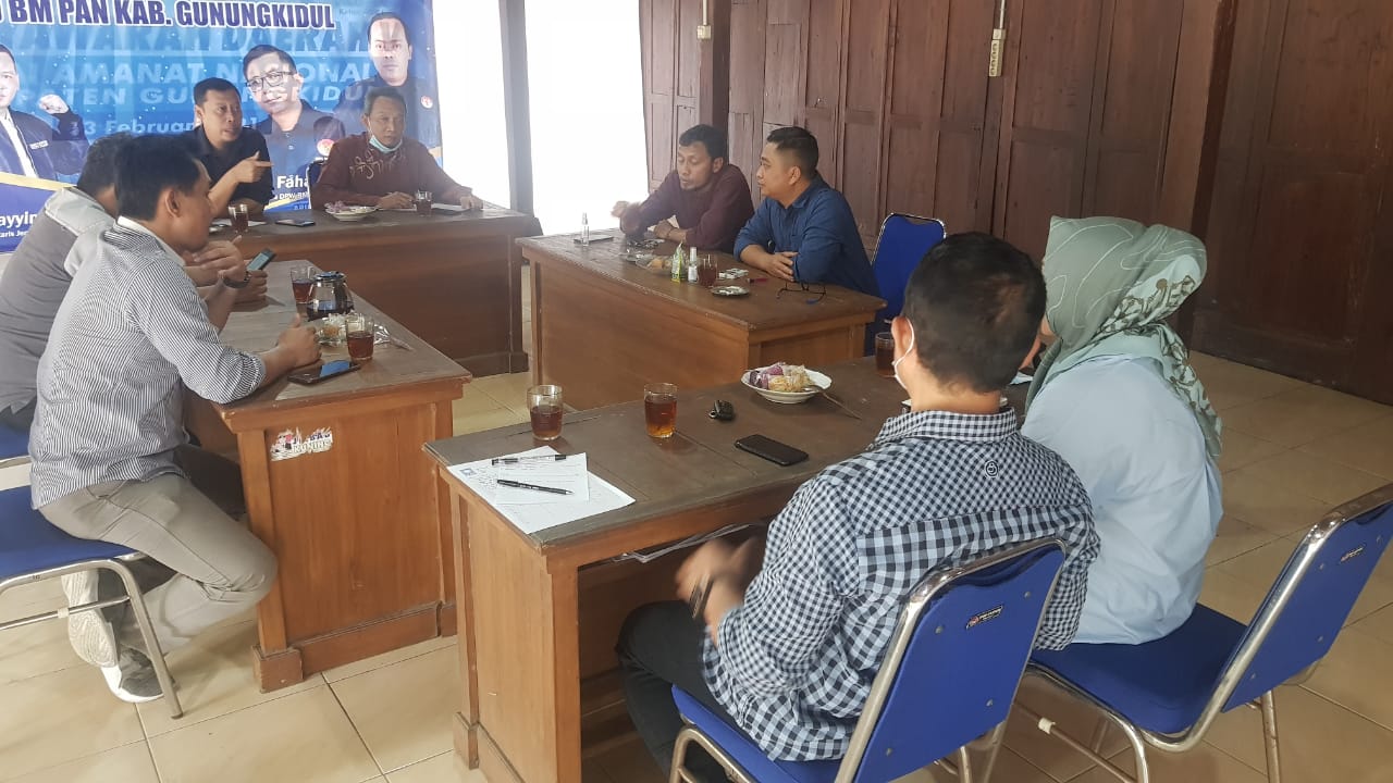 Temu Formatur Hasil Musda V, FPAN DPRD Gunung Kidul Bahas Sinergitas Partai