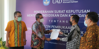 Pertama PTS di DIY, UAD Buka Prodi Magister Teknik Kimia