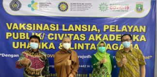 Muhammadiyah Gelar Vaksinasi Lintas Agama di Uhamka