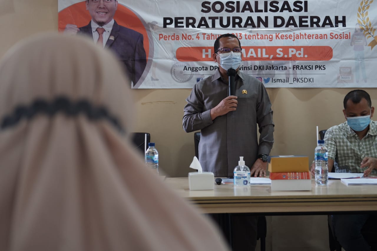 Legislator PKS DPRD DKI Ismail Sosialisasikan Perda Kesejahteraan Sosial