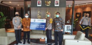 Siloam Hospitals Group Serahkan Bantuan 10 Ribu Swab Antigen Test Kit Kepada Polda Metro Jaya