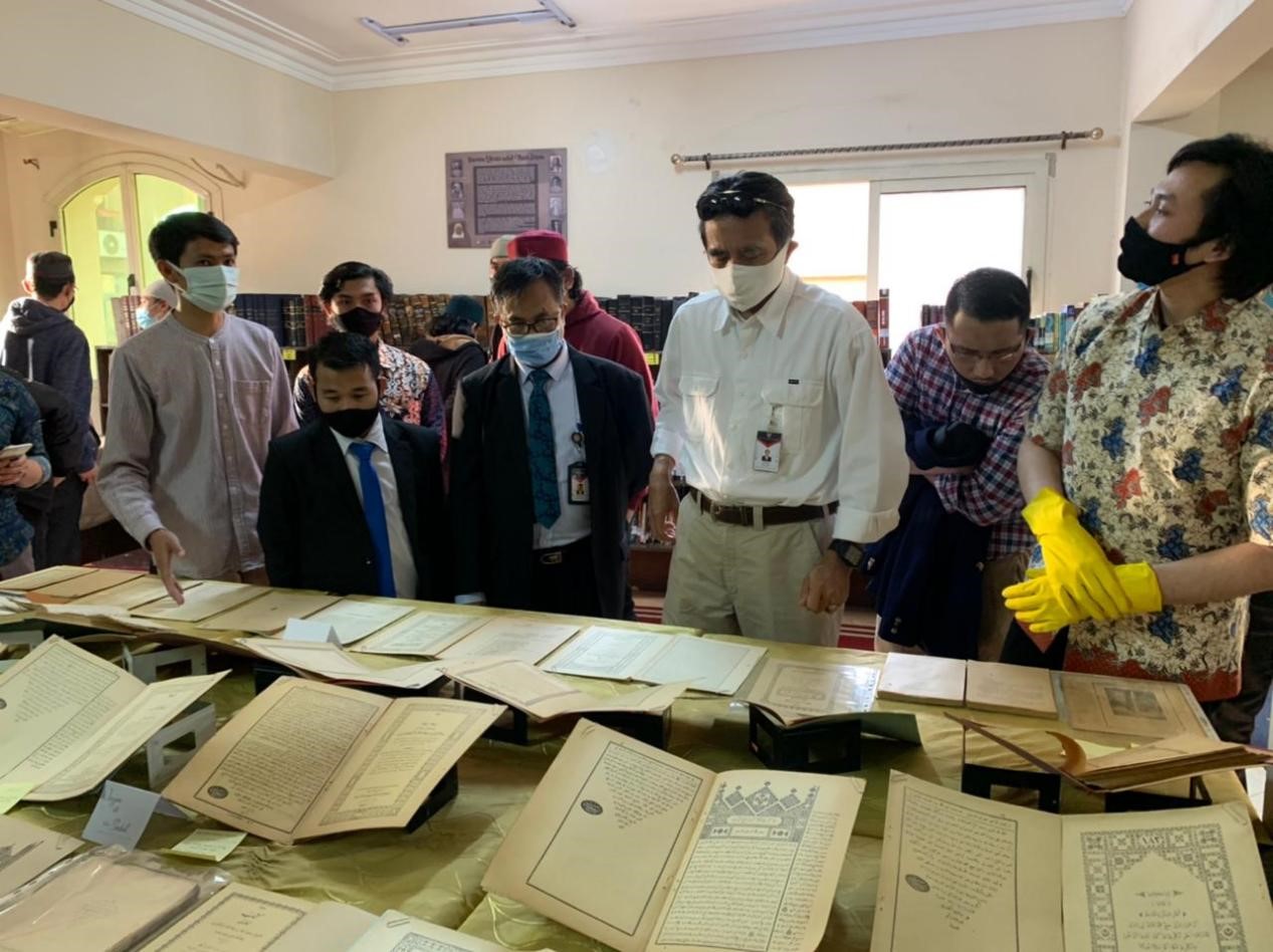 Perpustakaan Mahasiswa Indonesia Kairo Gelar Pameran Jejak Ulama Jawi