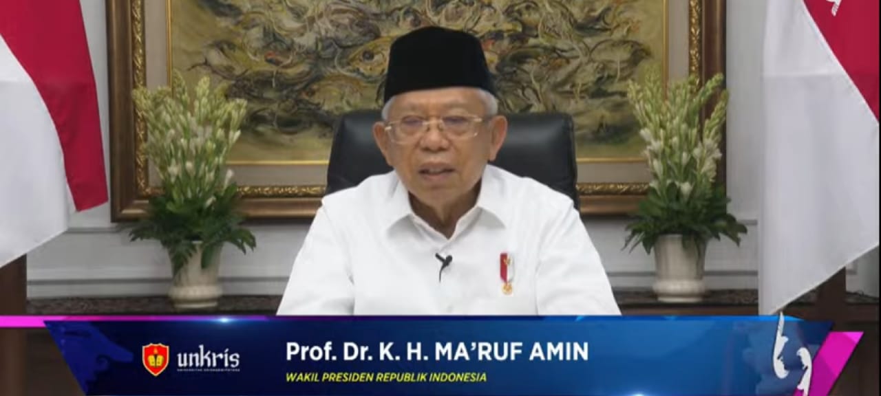 Hadiri Wisuda UNKRIS, Wapres Ingatkan Pentingnya Inovasi dalam Pembangunan Sebuah Bangsa