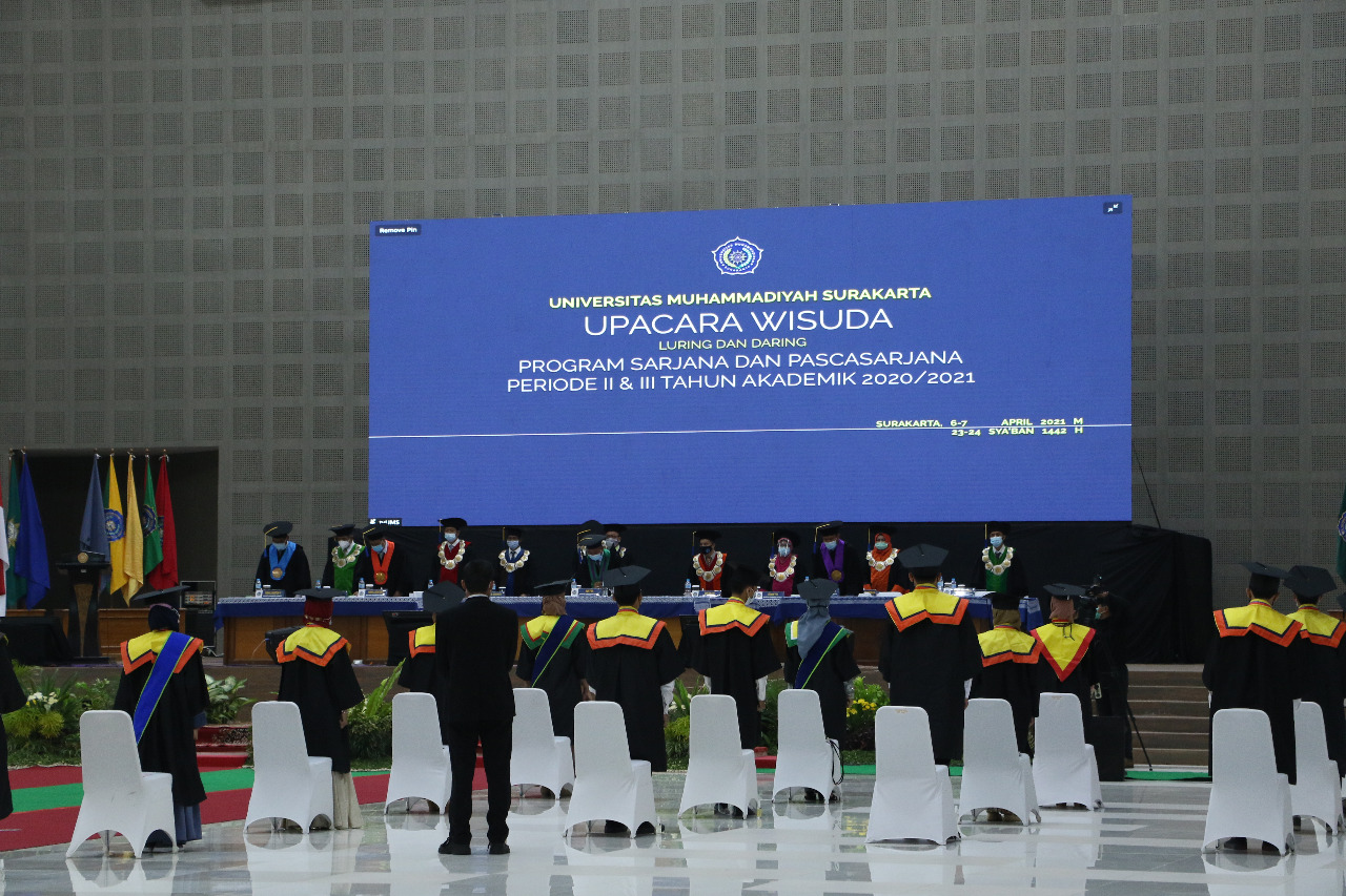 UMS Gelar Wisuda dengan Menerapkan Protokol Kesehatan Ketat