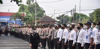 Jelang Idulfitri 1442 H, Polres Sleman Gelar Pasukan Operasi Ketupat 2021