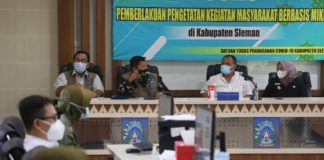 Tenaga Ahli Pendamping Satgas Covid-19 Pusat Kunjungi Sleman