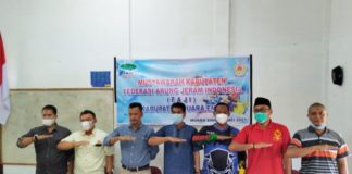 Zainudin SP Sah, Terpilih Sebagai Ketua FAJI Kabupaten Muara Enim