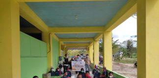 Lazismu Pulang Pisau berikan Santunan Yatim dan difabel