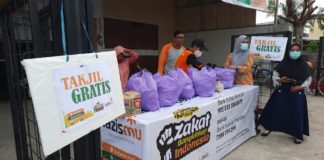 Lazismu Kalsel bagikan 100 paket sebar takjil