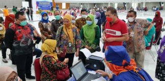 2500 orang Mengikuti Vaksinasi Covid-19 Lintas Agama di UMS