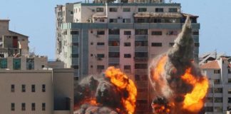 Serangan mematikan di Gaza Gedung AP dan Al Jazeera Di Bom Israel