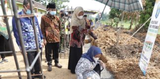 Pembangunan Gedung SD Muhammadiyah Bolu Seyegan Sleman Dimulai