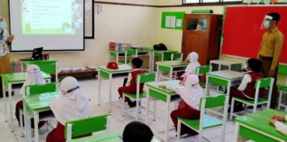 SD Muhammadiyah 1 Ketelan Gelar Uji Coba PTM Terbatas