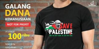 Sinergi Lazismu Pulang Pisau dan KaosMu Yogyakarta galang donasi Palestina