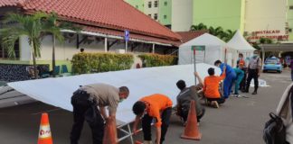 Kemendikbudristek Bantu 50 Tenda Darurat IGD untuk Tangani Pasien Covid-19 di DKI Jakarta