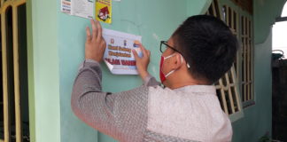 Bagikan sembako, Lazismu Pulang Pisau bantu warga isoman