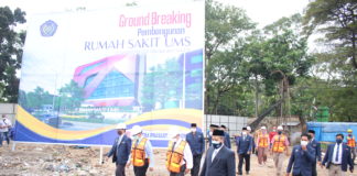 Peletakan Batu Pertama RS UMS digelar Secara Terbatas dengan Prokes Ketat
