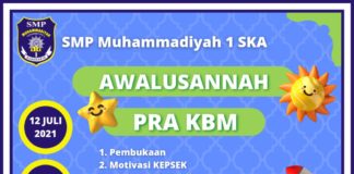 Peduli Kesehatan Jasmani Rohani Siswa, SMP Muhammadiyah 1 Surakarta Gelar Awalusannah