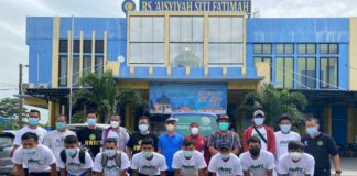 Pemain HWFC Jalani Vaksinasi di RS ‘Aisyiyah Siti Fatimah