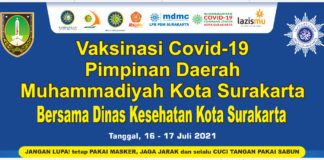 Muhammadiyah Solo dan Dinas Kesehatan Kota Surakarta Akan Adakan Vaksinasi