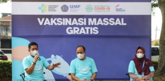 Kampus Kemanusiaan, UMP Gelar Vaksinasi Massal untuk Lintas Agama