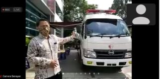 Ditjen Dikti Serahkan Dua Unit Mobil Vaksinasi untuk Pemprov DKI Jakarta