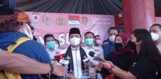 BEM Unkris Gelar Vaksinasi Massal, Dihadiri Wagub DKI Jakarta