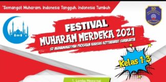 SD Muhammadiyah PK Kottabarat Surakarta Gelar Festival Muharam Merdeka