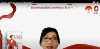 Bedah Buku : Kebaya Melintasi Masa, Warnai HUT ke-76 Indonesia