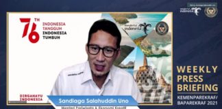 Menparekraf Libatkan Pekerja Seni Masifkan Aplikasi PeduliLindungi