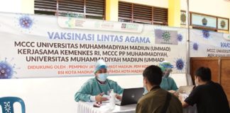 Target Herd Immunity, MCCC Gelar Vaksinasi ke-38 di Universitas Muhammadiyah Madiun