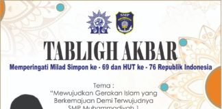 SMP Muhammadiyah 1 Surakarta Rayakan Puncak Milad Ke-69 dengan Tabligh Akbar Virtual