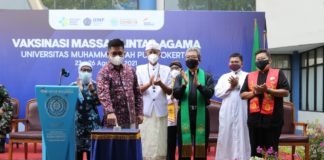 UM Purwokerto Gelar Vaksinasi Massal di Banyumas