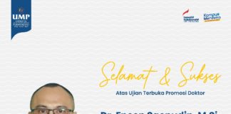 Kaji Integrasi Pariwisata Halal terhadap Bank Syariah, Dosen UMP Raih Doktor