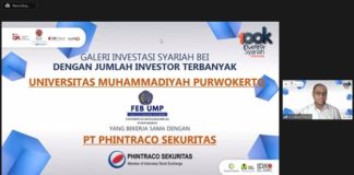 FEB UMP Berhasil Meraih Juara 2 pada Acara 100k Investor Syariah Indonesia