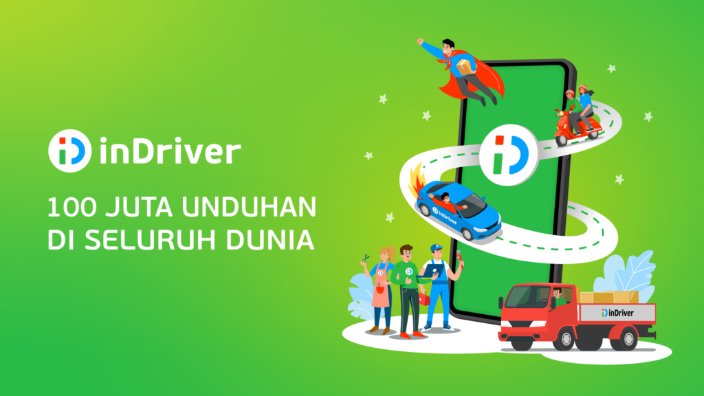 inDriver Mencatat Pertumbuhan Signifikan dengan Pencapaian 100 Juta