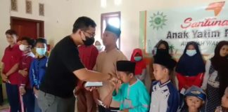 Aisyiyah Ranting Wanasari Berikan Santunan Yatim Piatu