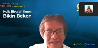 Anif Punto Utomo Berbagi Tips Menulis Biografi