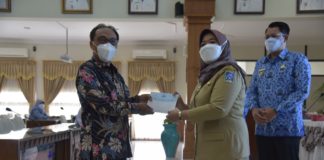 Memasuki Purna Tugas, 313 ASN Sleman Terima Tali Asih dari Bupati