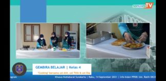 Keren! SD Muhammadiyah PK Kottabarat Gelar Kelas Memasak