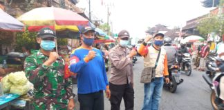 MDMC/MCCC Tabanan Giat Berbagi Masker bersama Satgas Tracer Covid-19 Tabanan