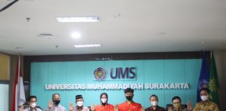 Rektor UMS Lepas Atlet Tapak Suci UMS Menuju PON XX Papua 2021