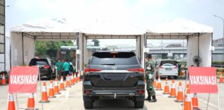 Tembus 23.000 Dosis Vaksin, Vaksinasi Drive Thru di Jalan Tol Jagorawi Akan Berakhir pada 30 September 2021