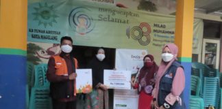 Lazismu Bantu Guru Terdampak Pandemi di PAUD Tunas ‘Aisyiyah Kota Magelang