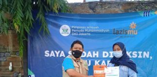 Lazismu Dukung Program Vaksinasi dengan Berikan Paket Suplemen