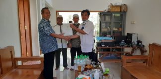 Muhammadiyah Masaran Menerima Wakaf Tanah